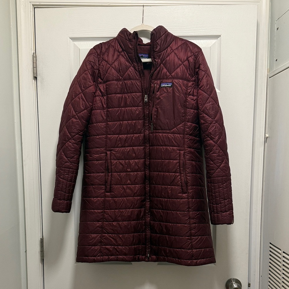 Patagonia Women's Radalie Maroon Puffer Coat